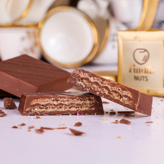 شوكولا مربعة بسكوت حلو