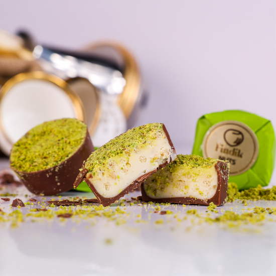 شوكولا مدورة بوظه بالقشطه حلو