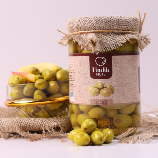 زيتون اخضر سلقيني 600 جرام	