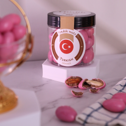 ملبس لوز بينك مغطي شوكولا حليب 150 جرام