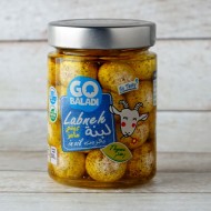 لبنه ماعز بزيت الزيتون مع زعتر 300 جم